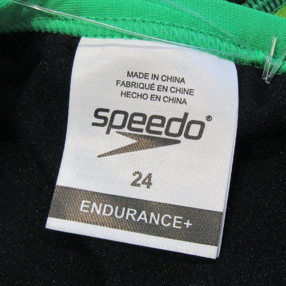 NEW Speedo Endurance+ Green Caged Cutout Suit 24 - Picture 7 of 8